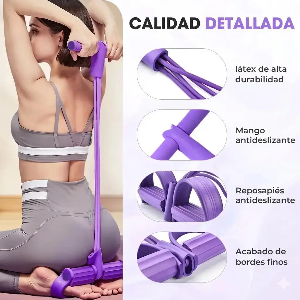 Banda Elastica Con Pedal - ¡LOGRA EL CUERPO QUE DESEAS SIN PAGAR GIMNASIOS!