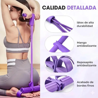 Banda Elastica Con Pedal - ¡LOGRA EL CUERPO QUE DESEAS SIN PAGAR GIMNASIOS!