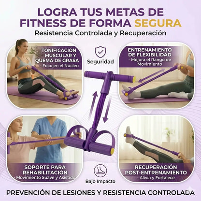 Banda Elastica Con Pedal - ¡LOGRA EL CUERPO QUE DESEAS SIN PAGAR GIMNASIOS!