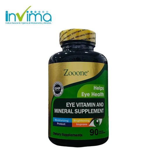 ZOOONE - Suplemento natural  para salud macular y soporte para ojos secos e irritados